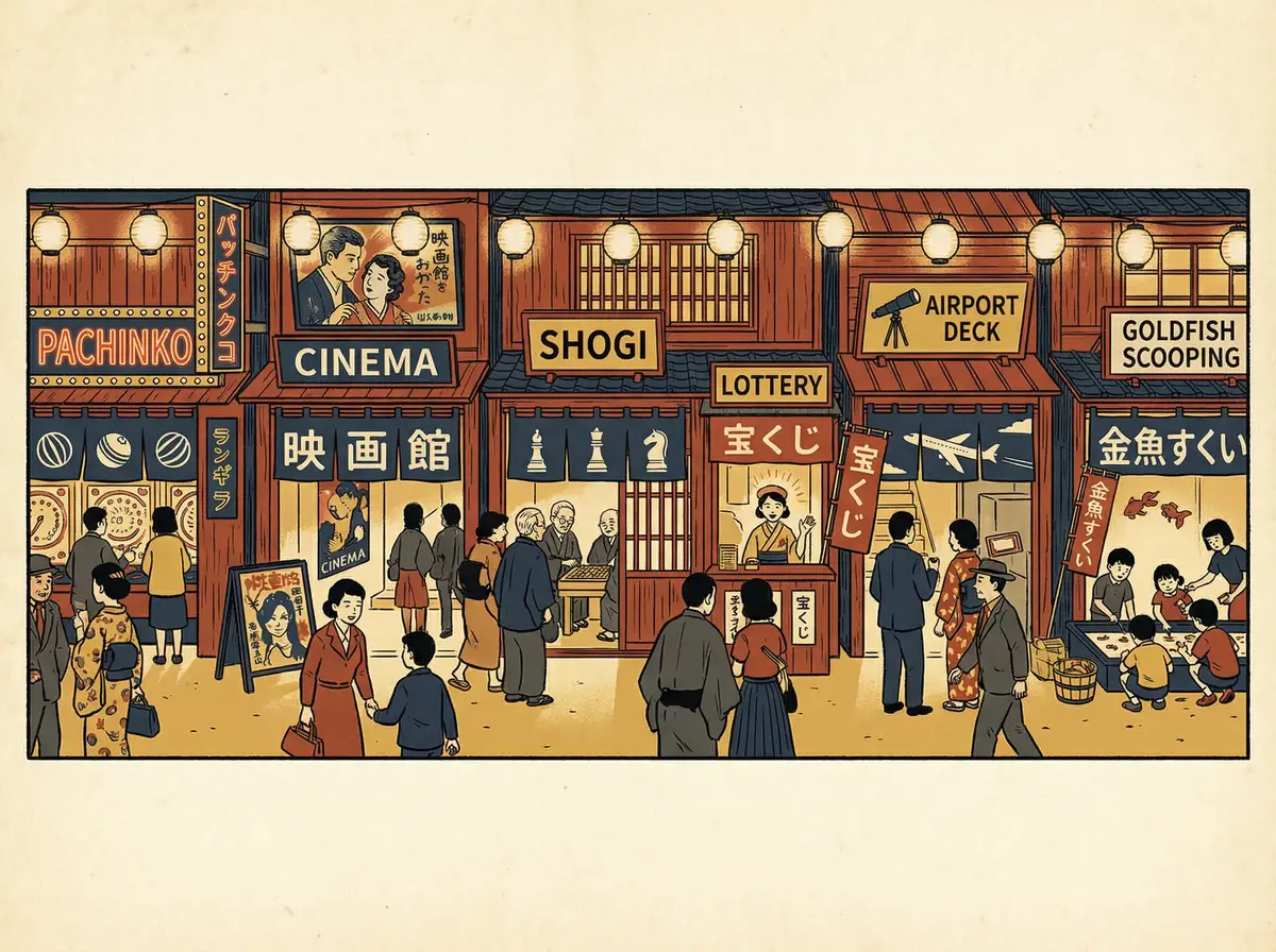 问鼎娱乐昭和商店街六大名店全景